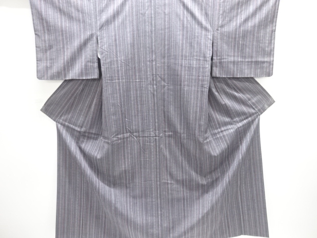 JAPANESE KIMONO / TSUMUGI / WOVEN ABSTRACT PATTERN